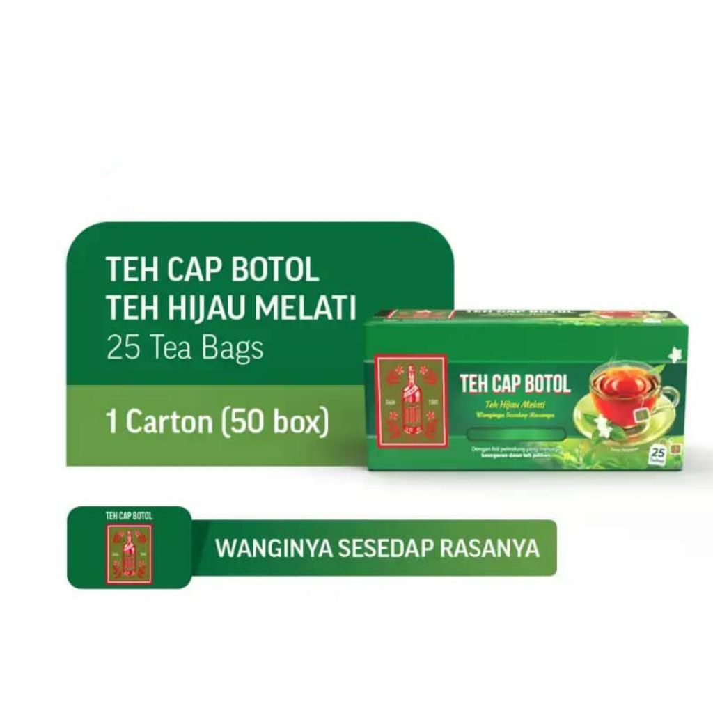 TEH HIJAU CAP BOTOL