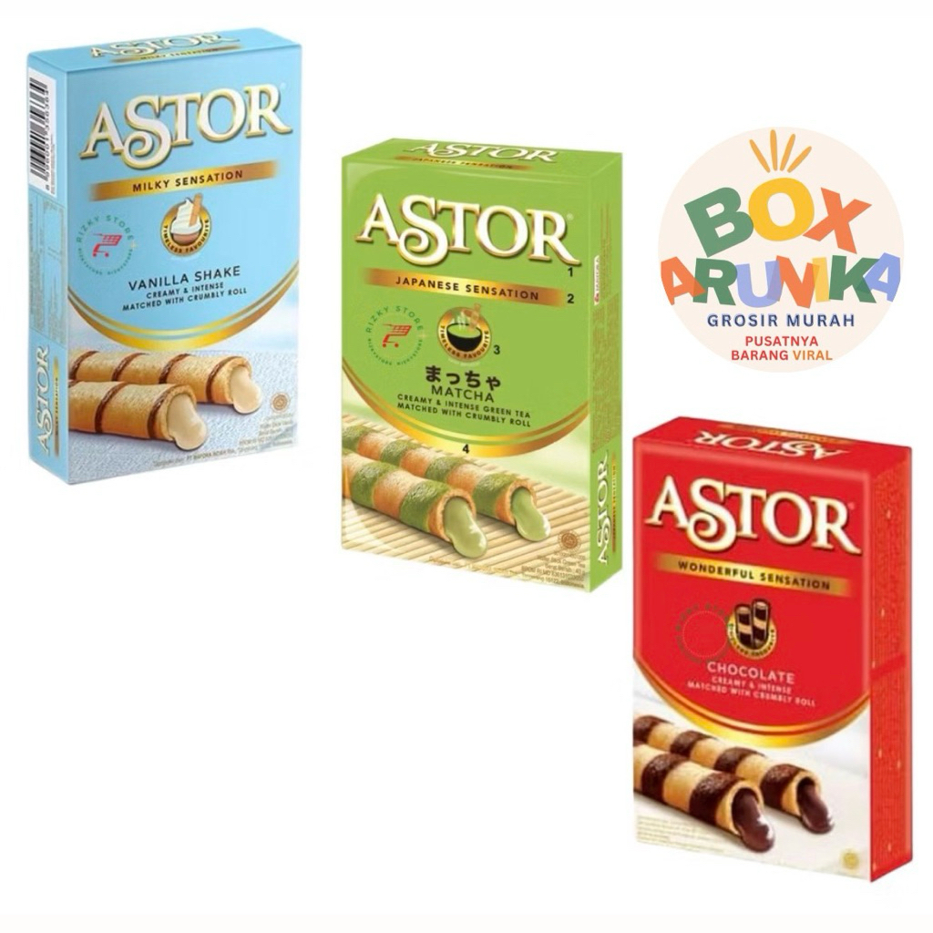ASTOR Mini Best Selling 40gr ORIGINAL Bpom Halal Terlaris Mayora Kecil coklat original