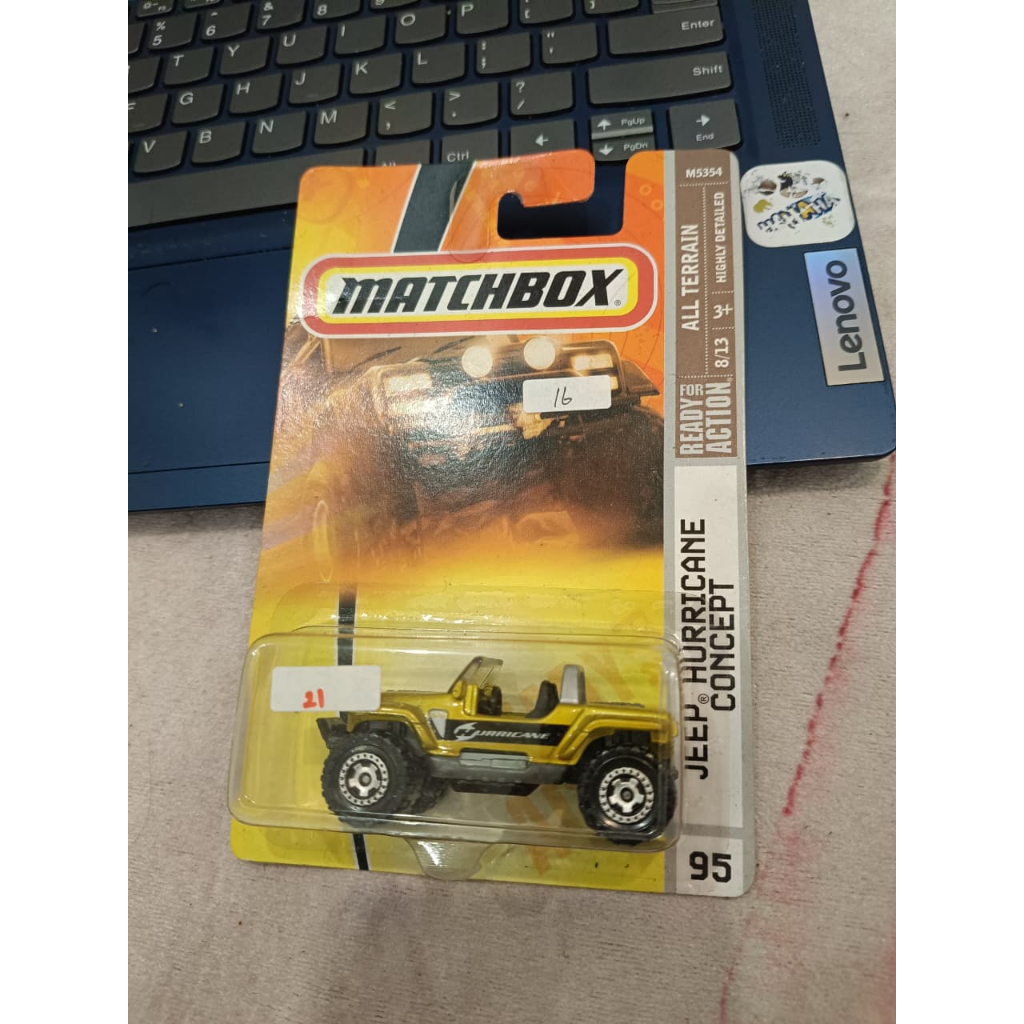 matchbox jeep hurican concept all terrain