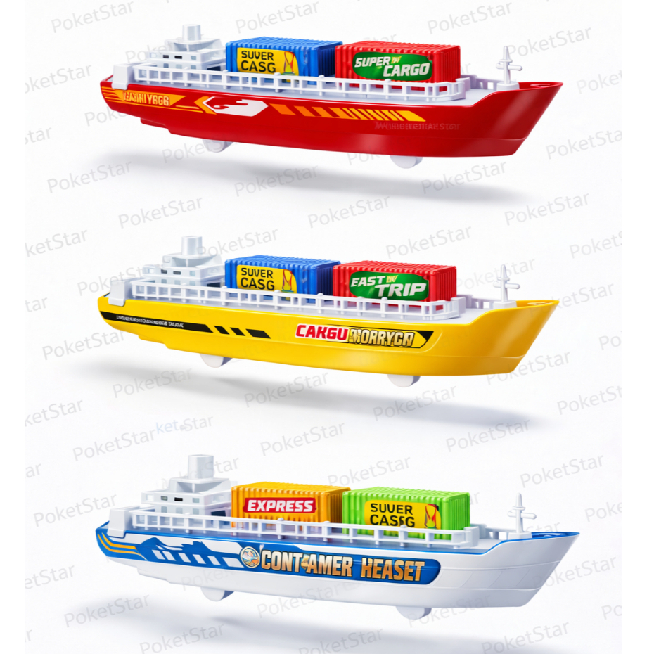 Mainan Kapal Cargo Cruiser Container Ship Anak Mainan Kapal Laut Edukasi Anak 3 Tahun Mainan Kapal K