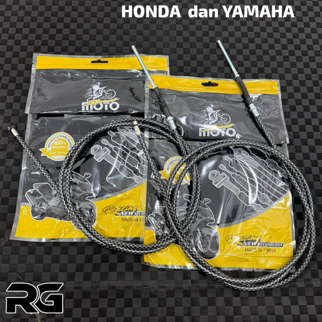 Tali Kabel Rem Belakang Carbon Serat PCX CBU Vario 125 150 Thailand MASTER619