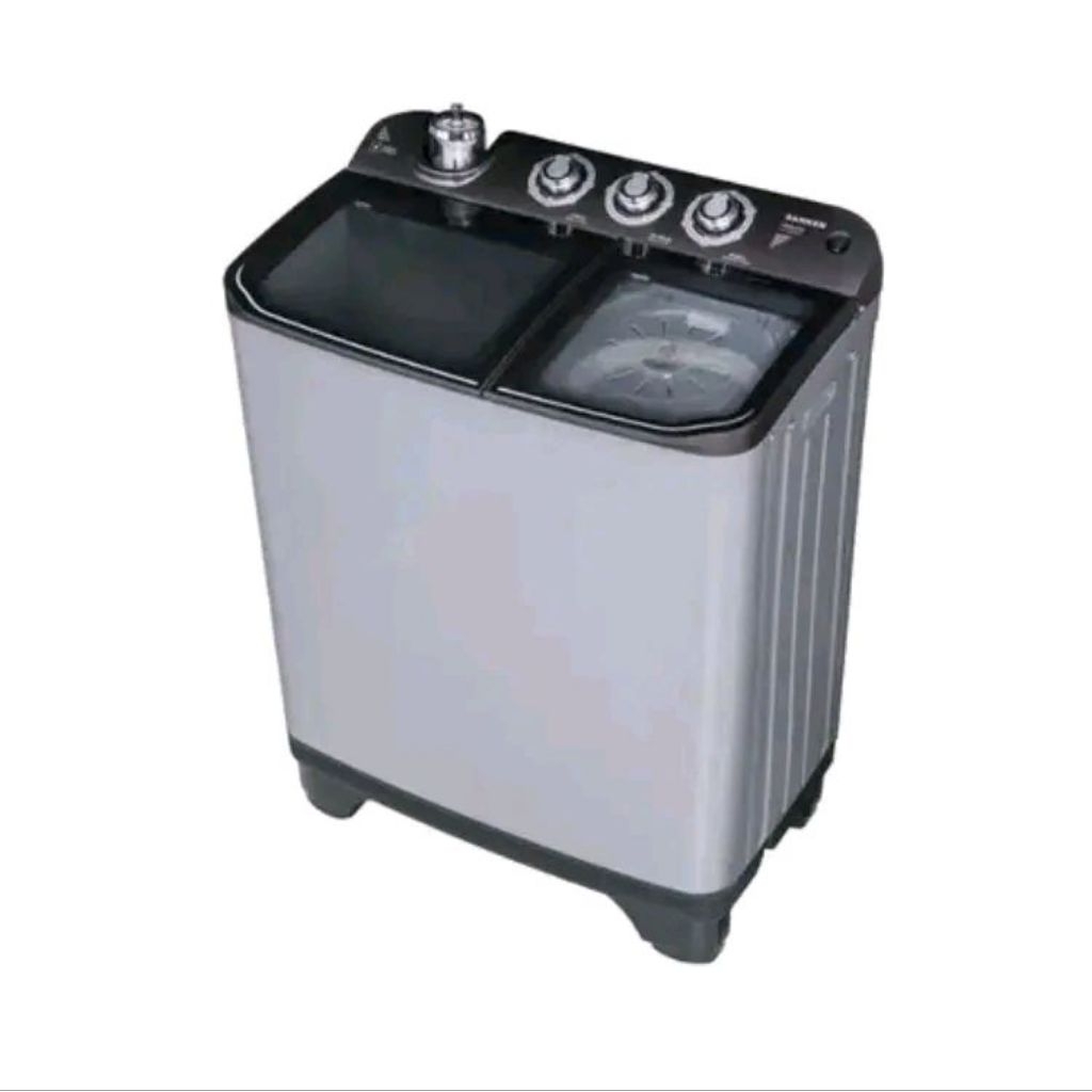 Mesin Cuci Sanken 11kg TW-1125GWB | 2 tabung TW1125 TW1125GWB 1125 GWB twin tub 11 kg double body
