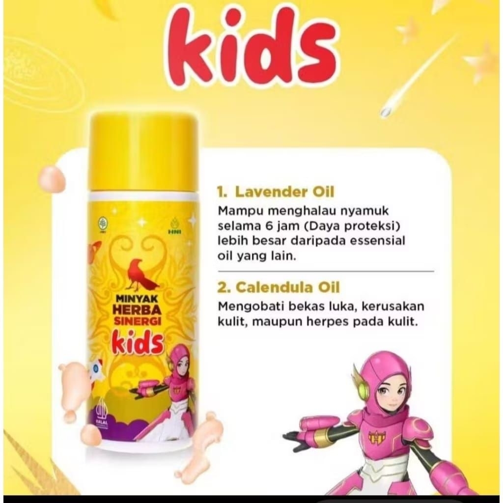 MINYAK HERBAL SINERGI  KIDS HPAI
