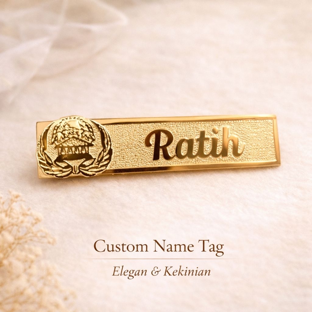 Bros Custom Nama Edsa Nametage  Korpri Custom Nama