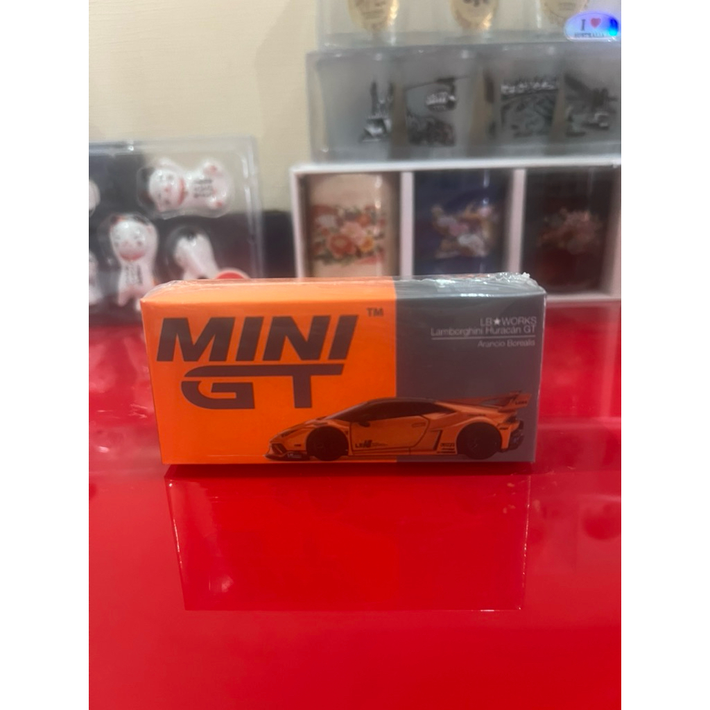 Mini GT LB WORKS Lamborghini Huracán GT Arancio Borealis Sealed