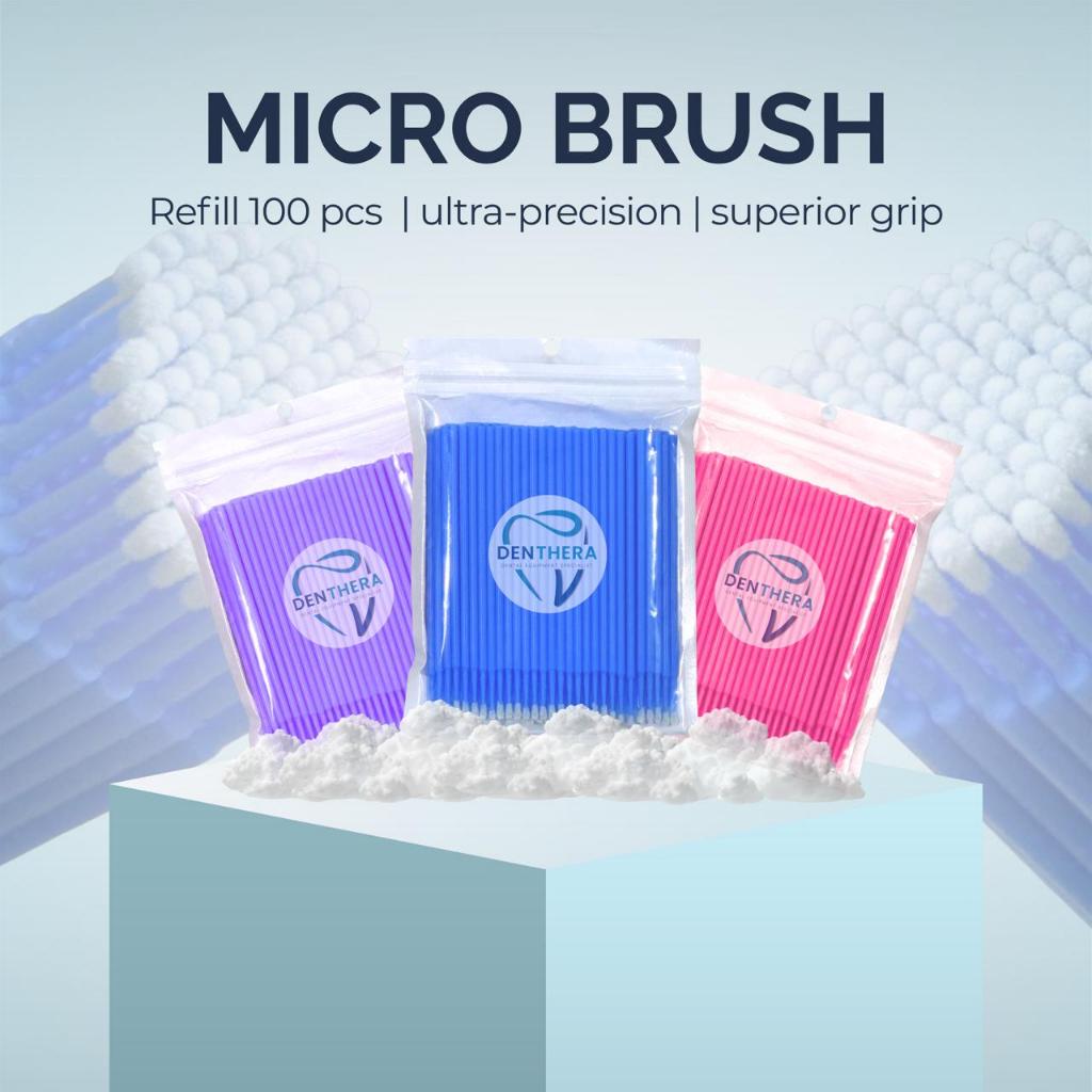 Microbrush Dental Applicator - Refill 100pcs