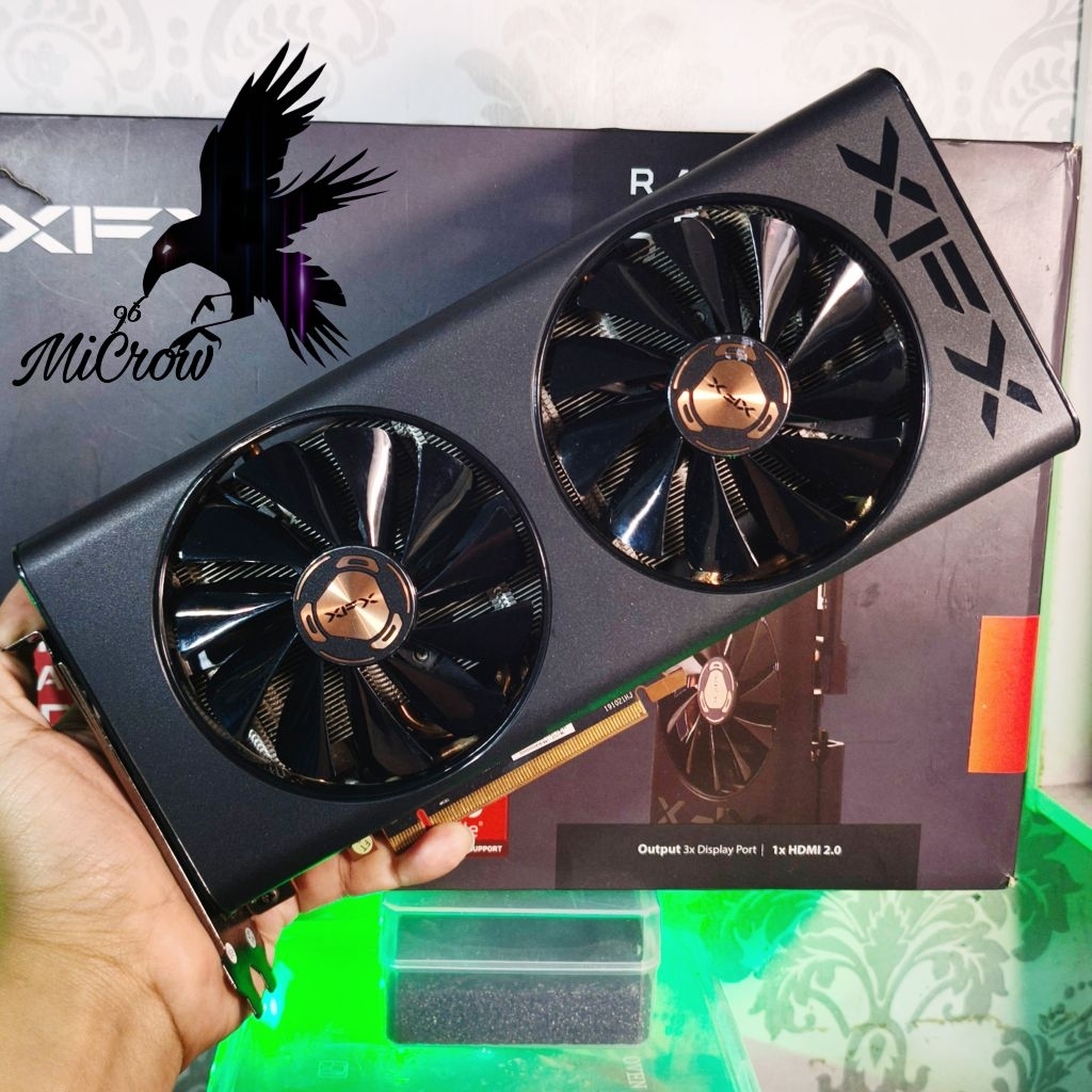 VGA Radeon RX 5500 XT 4gb 128bit DDR6 DX 12 bisa libas gaming GTA V Roblox Pes dll #tag GTX 1660 Sup