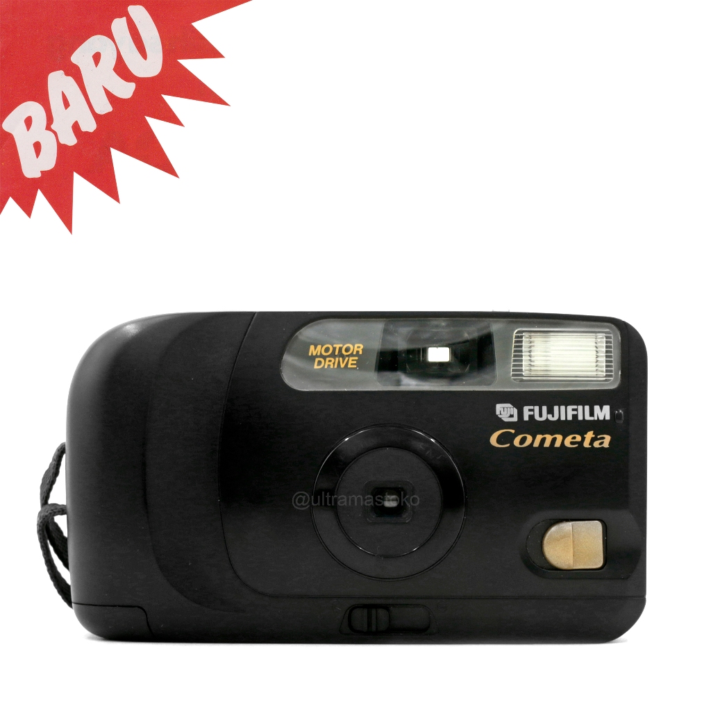 Kamera Film Analog FUJIFILM Cometa MOTOR DRIVE - Point & Shoot 35mm Fokus Tetap Gulung Otomatis