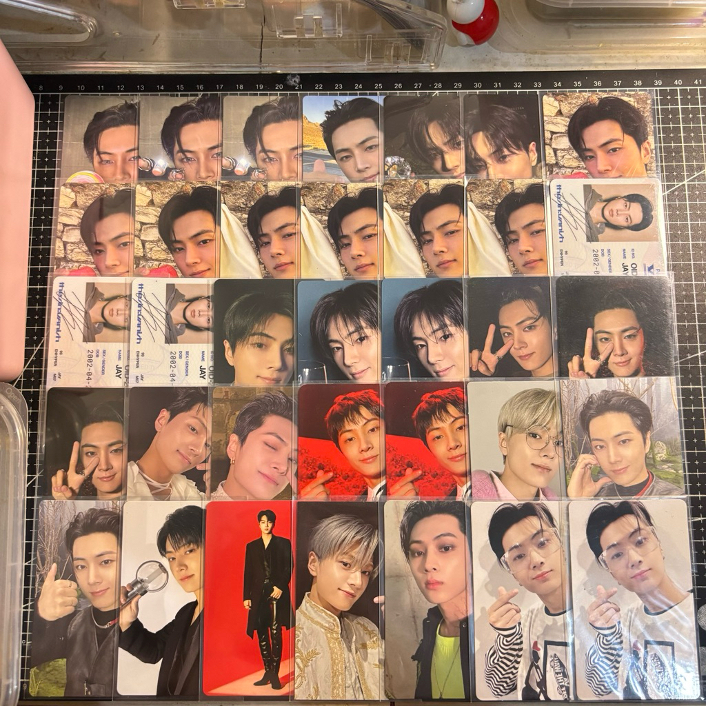 PC PHOTOCARD ENHYPEN JAY THE SIN VANISH TSV, YOI, DESIRE UNLEASH DU, ROMANCE UNTOLD DAYDREAM RU RUD,