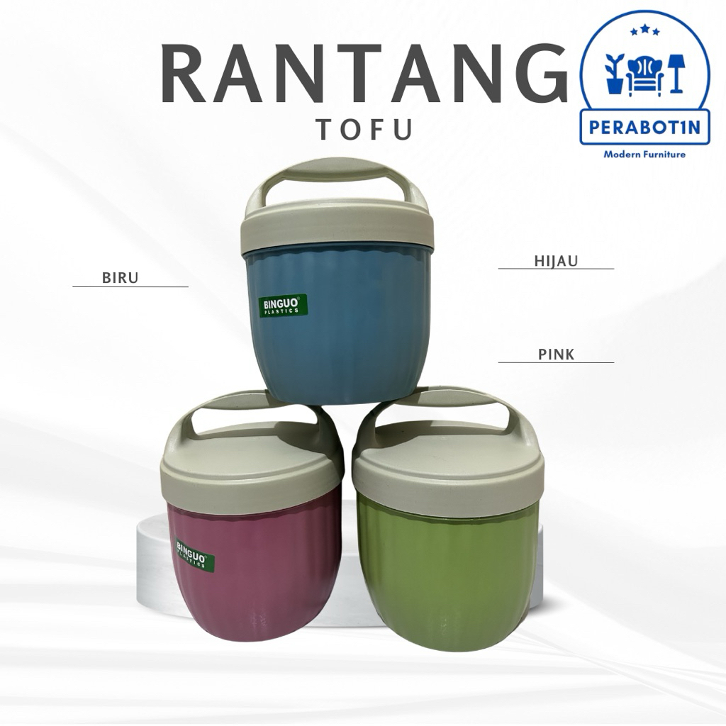 (GROSIR)TOFU Rantang Makan Plastik Binguo PP5 Rantang Anti Tumpah Bekal Sekolah