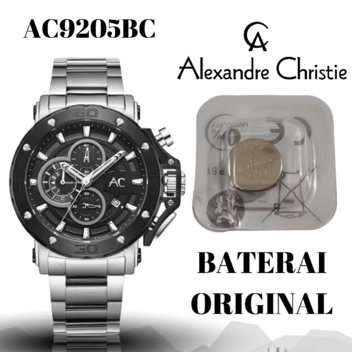 Baterai jam ALEXANDRE christie original AC9205BC