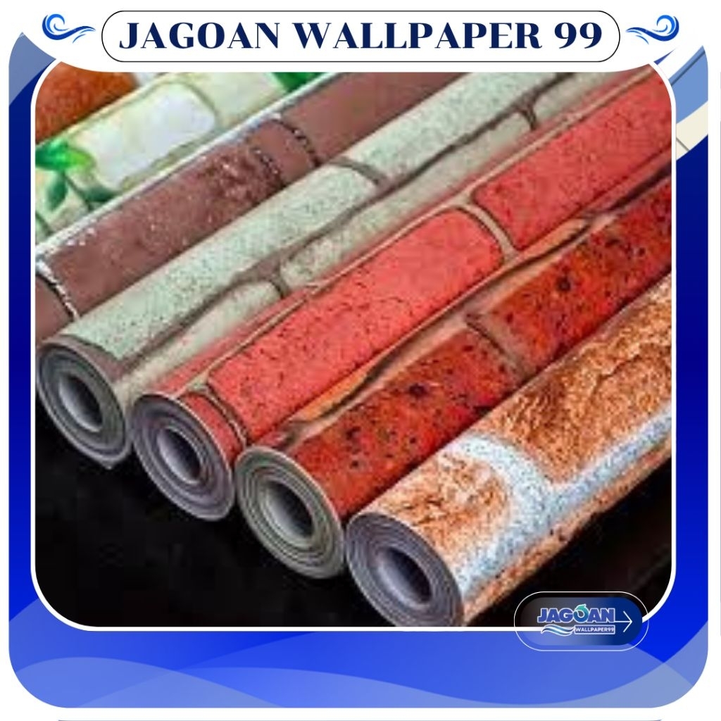 Wallpaper Sticker Dinding Motif BATA Wallpaper Dinding Bata 3D