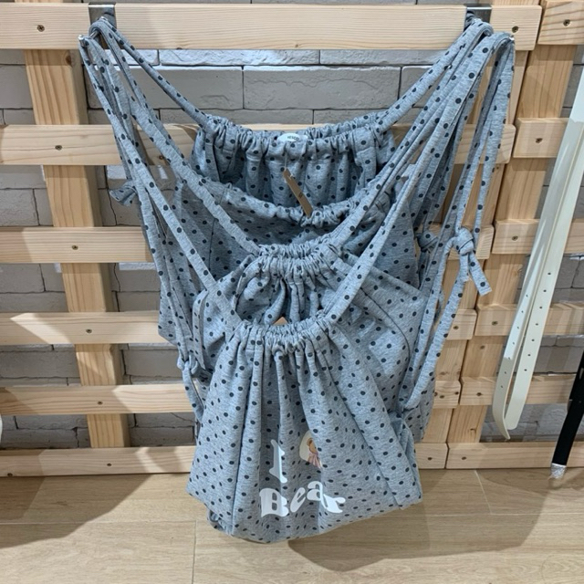 YESCCI tas serut polkadot grey | jastipbynnie