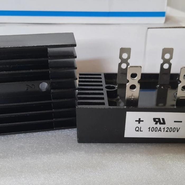 DIODA DIODE BRIDGE 100A 1200V + HEATSINK DIODA KIPROK 100 AMPERE 1200V