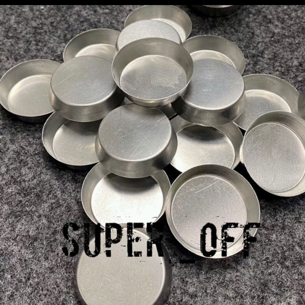 SAMPLE CUP XRF ALUMUNIUM 40 MM - almunium cup 1500pcs