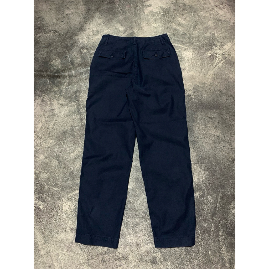 Tsb celana chinos Fatique Uniqlo navy size 27-28