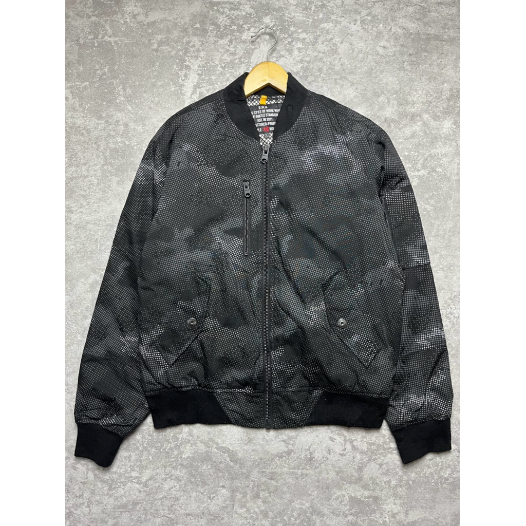 JAKET BOMBER FLYING JACKET MA-1 CAMO BY BURTLE ORIGINAL