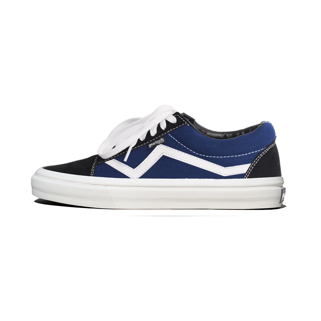 Sepatu Pria Dan Wanita Ollie Navy Sepatu Casual Sneakers