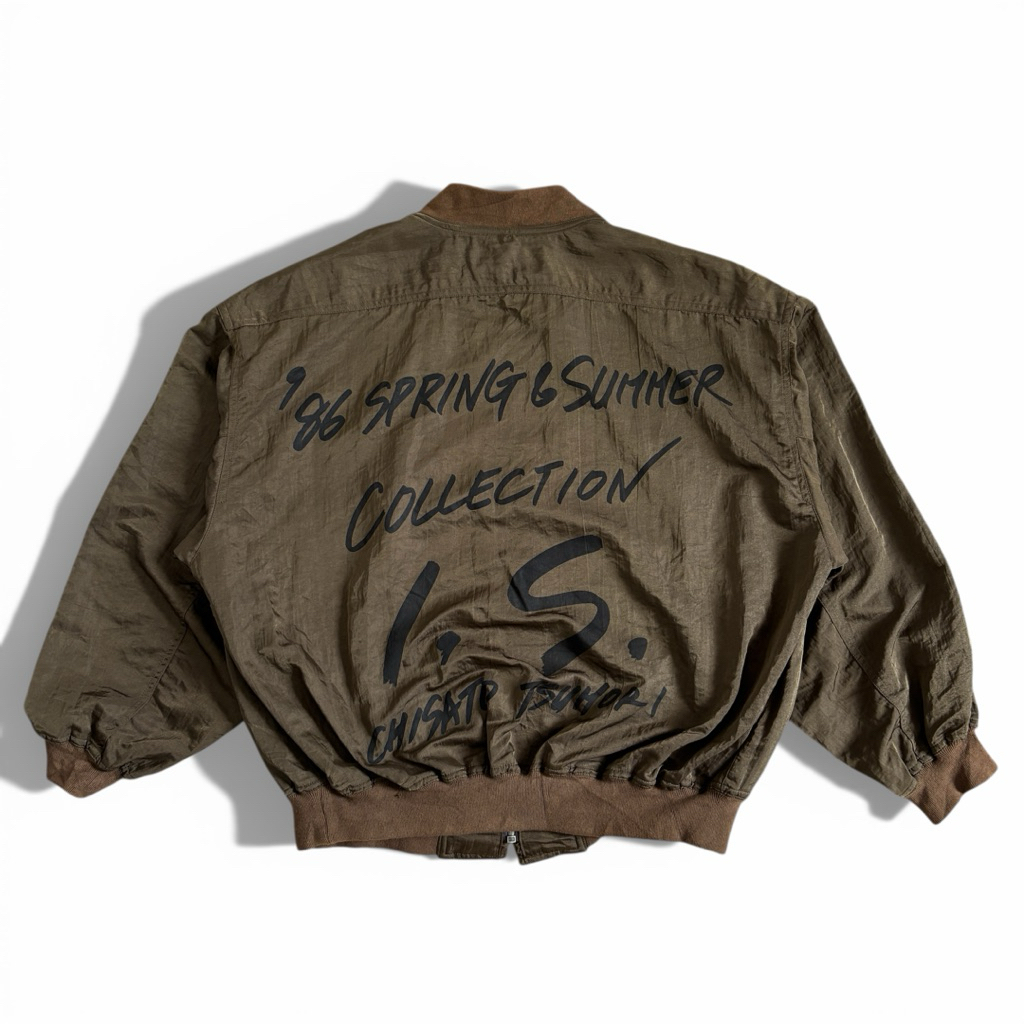 vintage issey miyake ss86 bomber jaket
