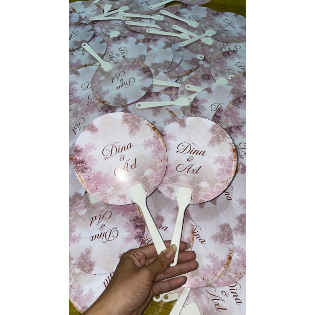 kipas custom,kipas souvenir,souvenir pernikahan,kipas angin