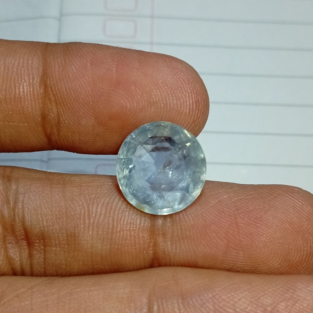Blue Sapphire Sri Lanka 10.9 ct no heat memo IGS