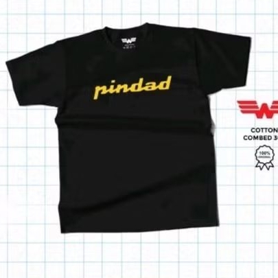Koas T-shirt _PINDAD _ Unisex Kaos Distro Peria/ Wanita Kekinian Viral