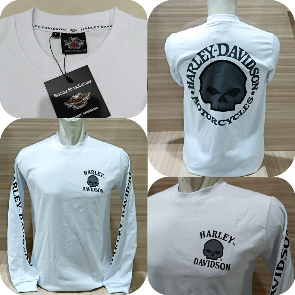 Kaos Lengan Panjang Harley Davidson