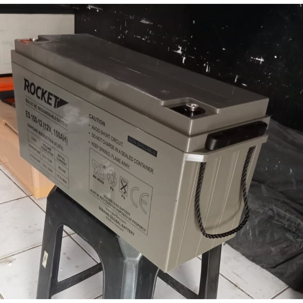 Battery VRLA ROCKET 12V 150AH SEKOND GRADE A