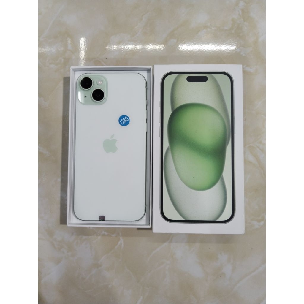 Iphone 15+ 128gb bh 100% Inter all operator second fullset
