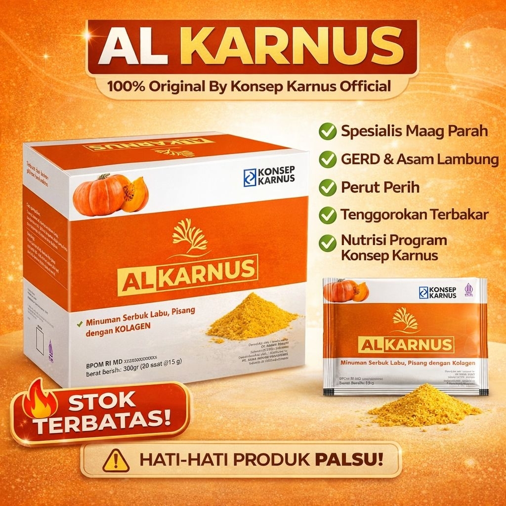 AL KARNUS ORIGINAL BY KONSEP KARNUS OFFICIAL / AL KARNUS GERD / AL KARNUS ASAM LAMBUNG / AL KARNUS M