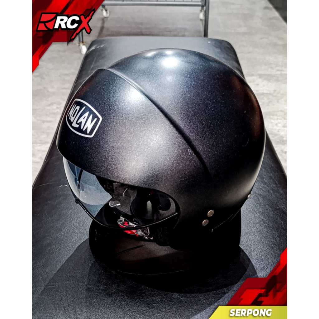 Helm Nolan N21 Classic 010 Flat Black Helmet 2ND Original Second Bekas RCX