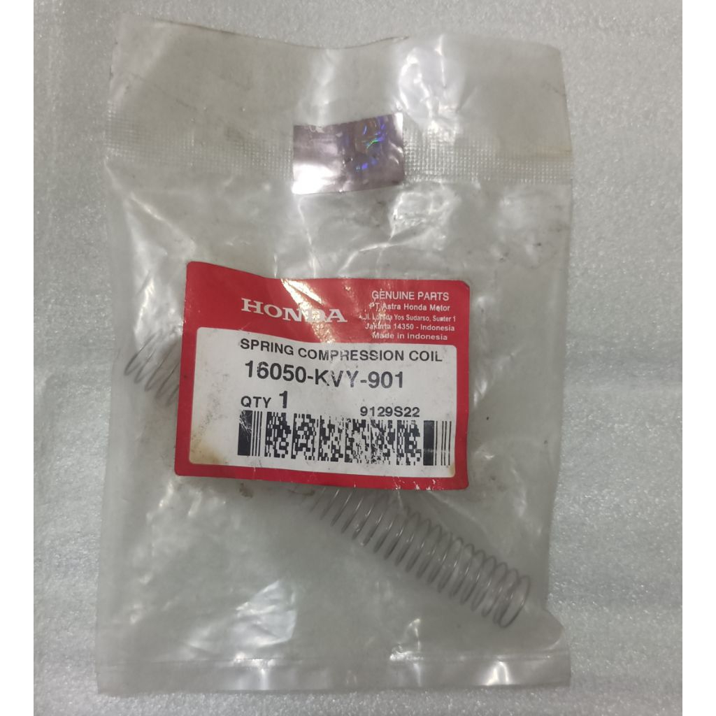 per skep karburator Beat(spring compression coil), nomerpart: 16050-KVY-901, original AHM