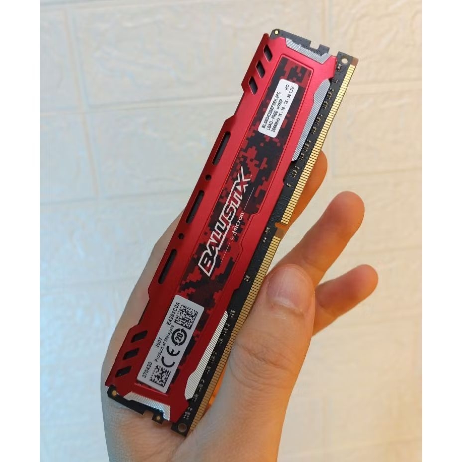 RAM PC BALLISTIX BY MICRON 8GB DDR4 2666MHz