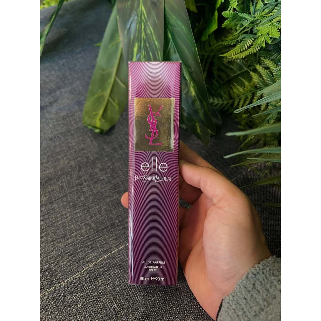 KARDUS BEKAS PARFUM ORIGINAL YSL ELLE  e 90 ml (pink) & YSL LIBRE ORIGINAL e 90 ml (hitam putih))