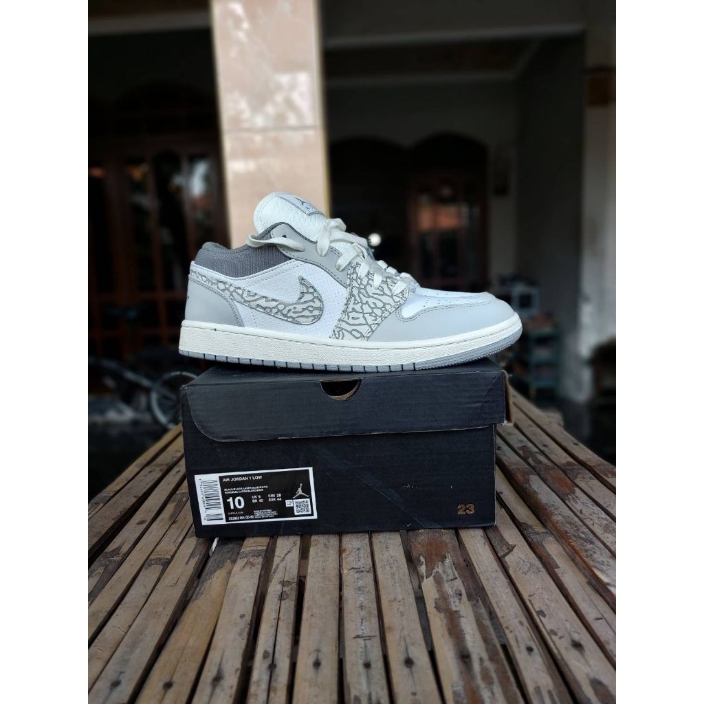 sepatu jordan 1 low berlin grey
