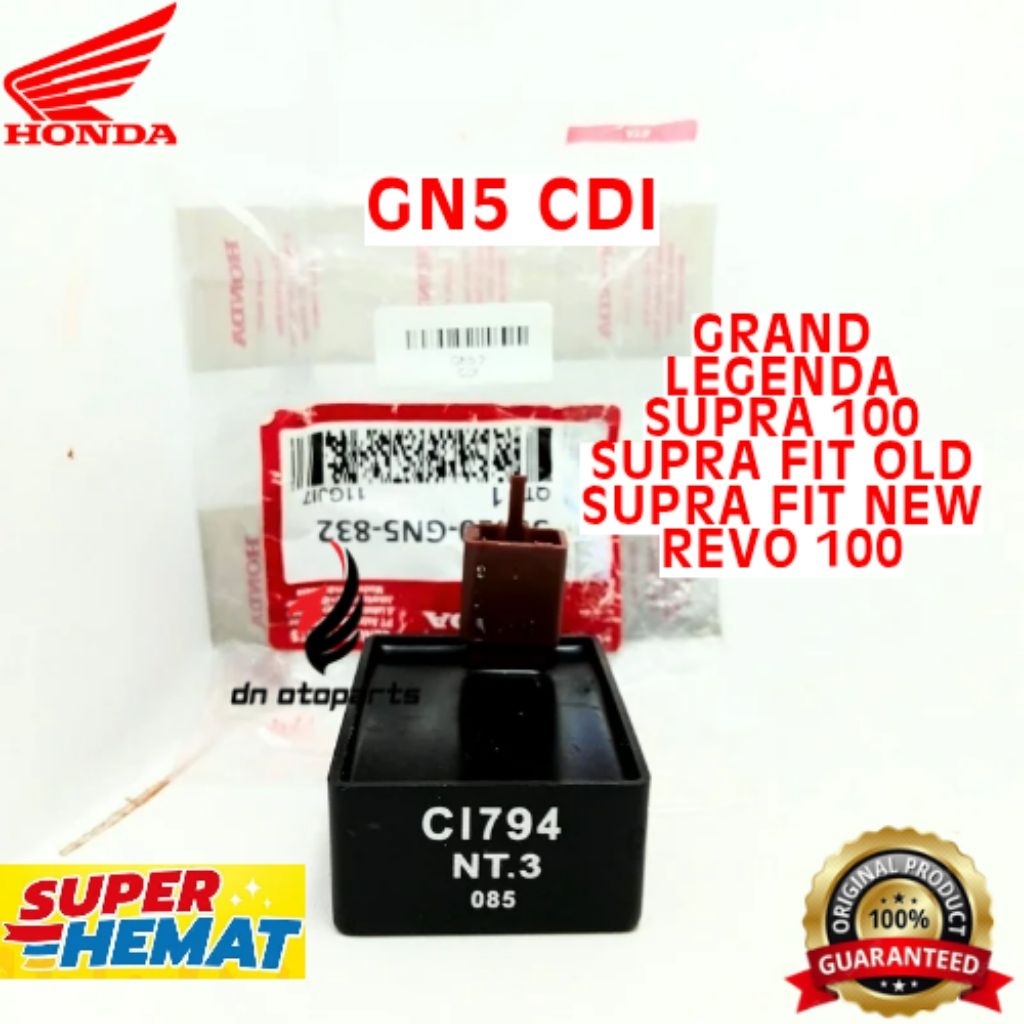 CDI ORIGINAL HONDA KODE GN5, CDI GRAND, CDI LEGENDA, CDI SUPRA 100, CDI SUPRA FIT OLD, CDI SUPRA FIT