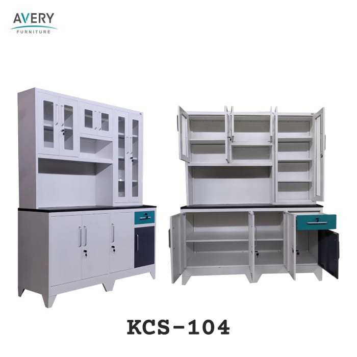 Lemari Dapur Besi 4 Pintu Rak Piring Besi AVERY KHUSUS BOGOR KURIR TOKO
