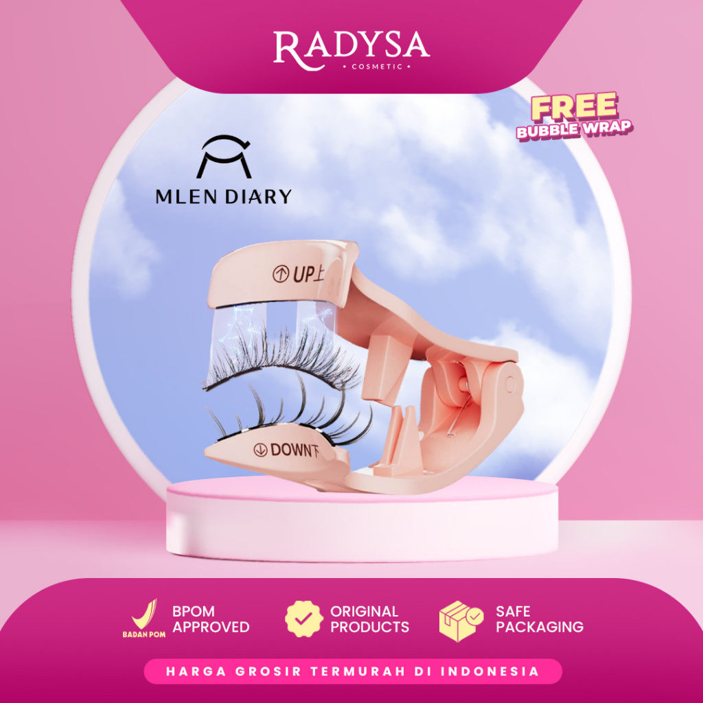 RADYSA - MLEN DIARY Sun Bloom Magnetic Penjepit Bulu Mata Eyelash Curler, Eyelash Tools