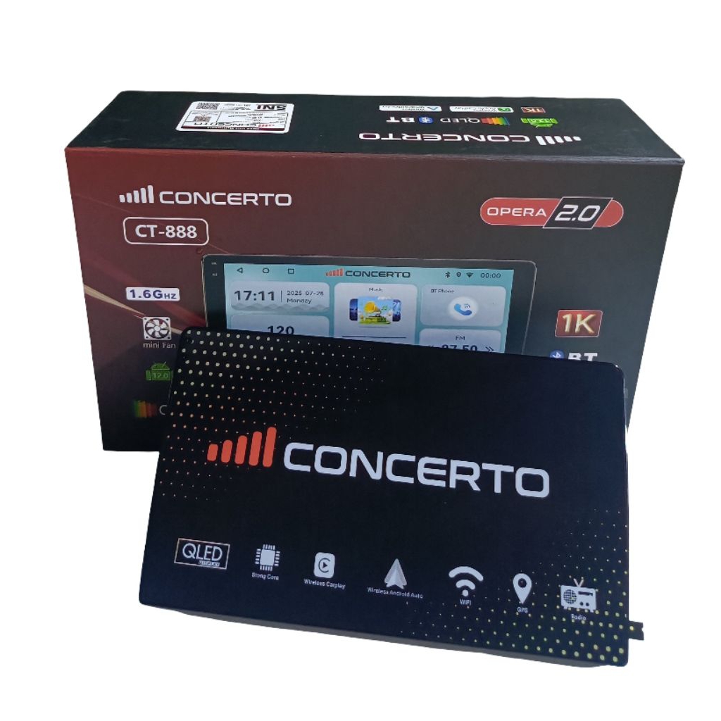 HU Android Concerto Opera CT 888 Ram 2+32 GB
