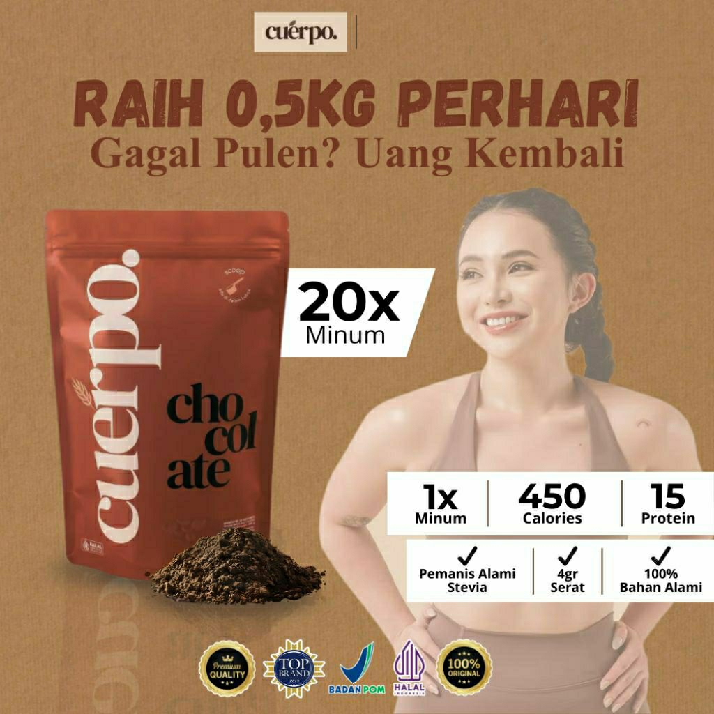 Susu Penggemuk Badan Cuerpo Meningkatkan Nafsu Makan Dan Membantu Menaikkan Bb Dengan Cepat Original