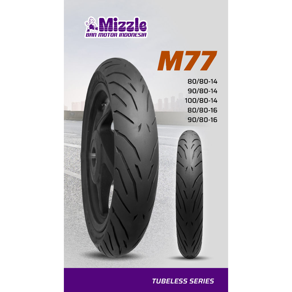 ban motor mizzle M77 ring 14 matic tubeless