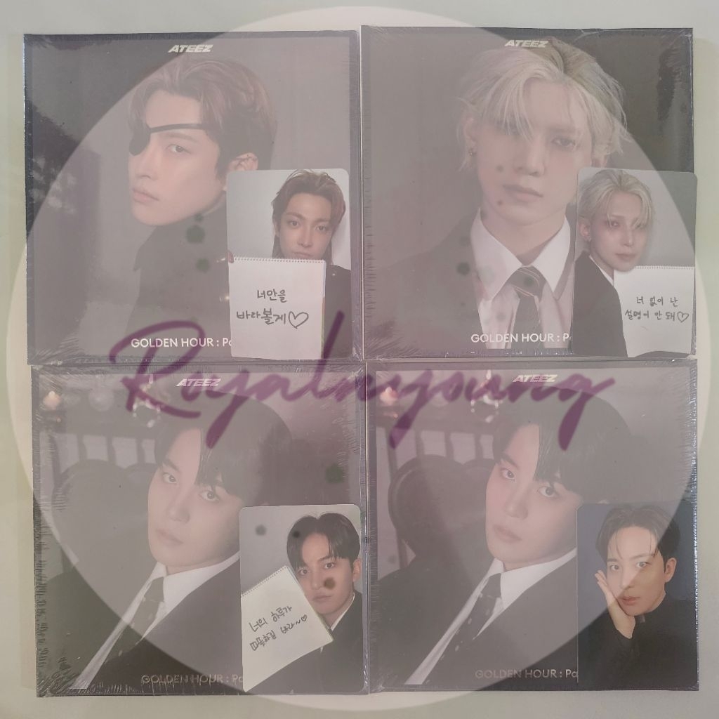 Album ATEEZ GOLDEN HOUR : Part.4 (DIGIPACK ver.) × Apple Music Appmus / Soundwave SW Hongjoong Yeosa