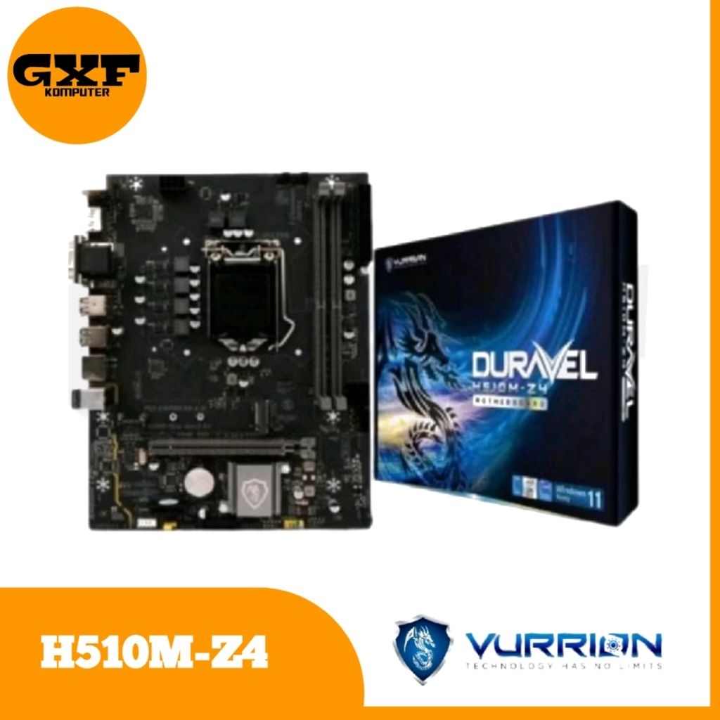 MOTHERBOARD VURRION DURAVEL H510M-Z4 (LGA1200, H510, DDR4, SATA3, NVME, USB3.0)
