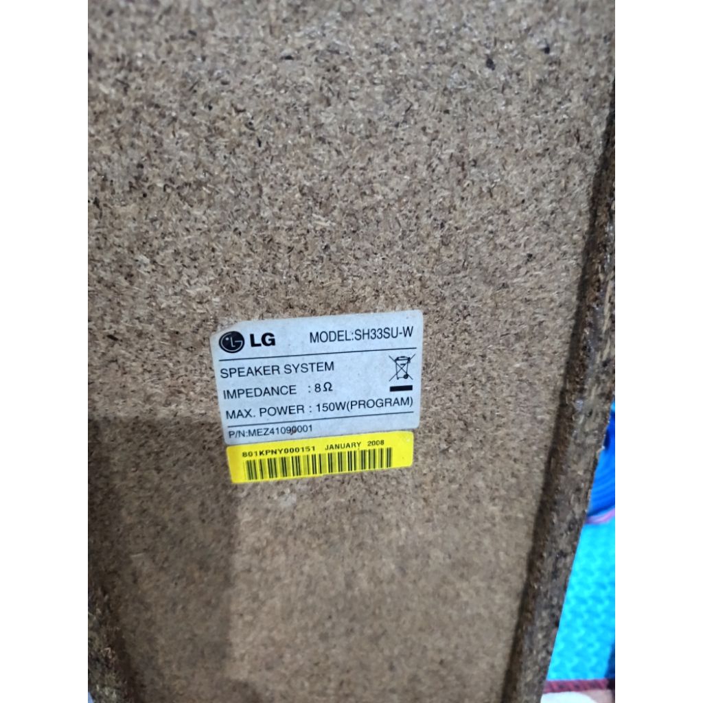 Subwoofer pasif LG 5 inch