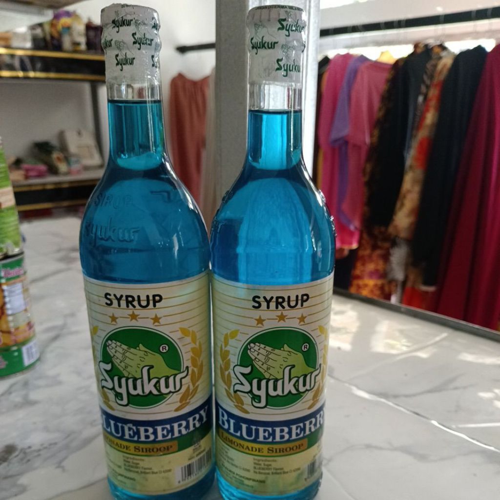 SYRUP SYUKUR, BLUEBERRY LIMONADE SIROOP 600ml