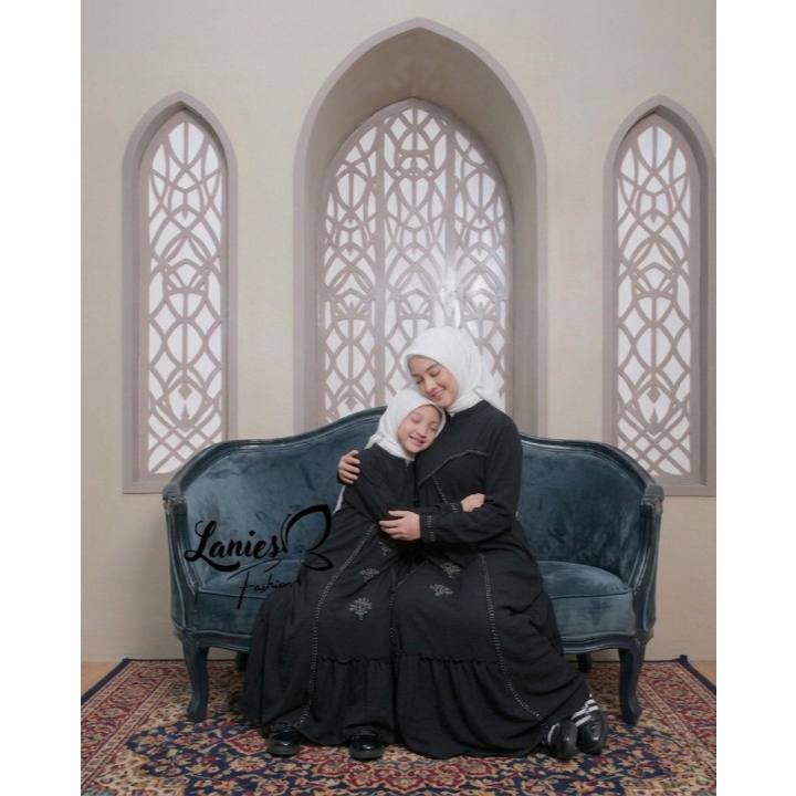 Gamis Abaya Couple Ibu Dan Anak Perempuan Usia 3 - 16 Tahun Gamis Couple Terbaru