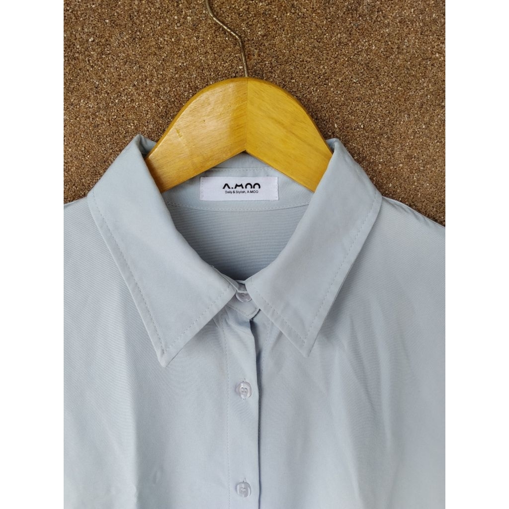 pl kemeja baby blue spao & amoo