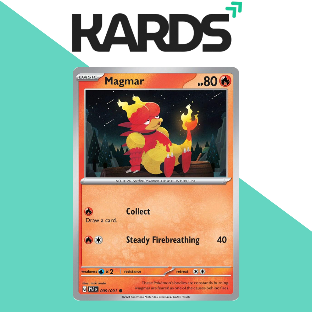 Pokemon TCG Magmar Raw 009/091