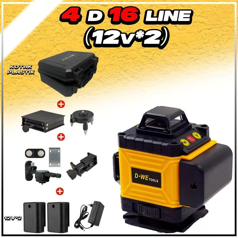 DWE 4D 16LINE laser waterpass waterpass laser waterpass digital meteran laser laser level