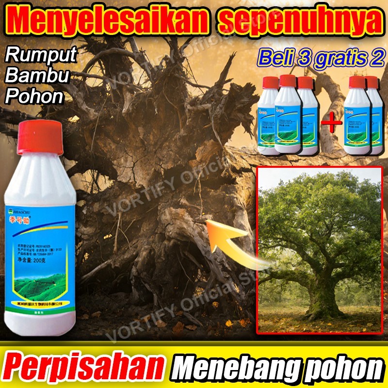 Racun pohon besar paling ampuh Herbisida pembunuh pohon besar Racun rumput liar paling ampuh Obat pe